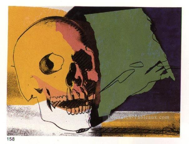 Crâne 2 Andy Warhol Peintures à l'huile